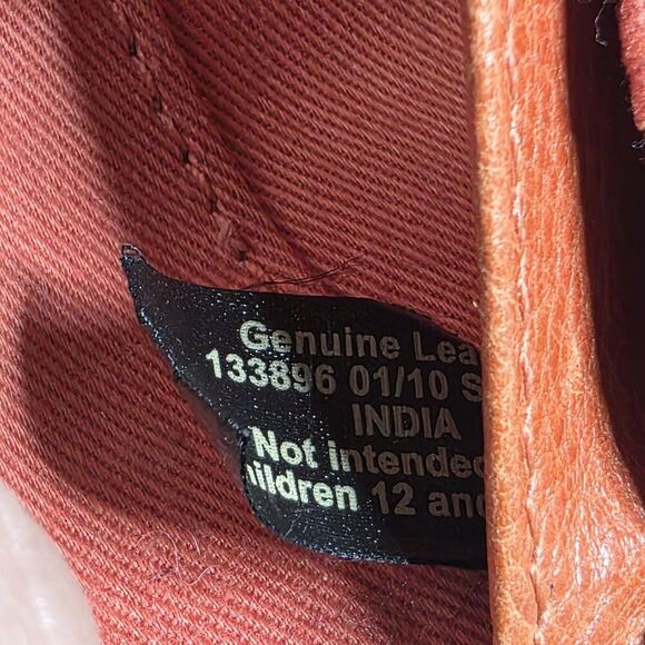 Fossil Genuine Leather Women's Wallet Cards Cash Coins Pockets Brown Orange 2010 - Picture 15 of 15